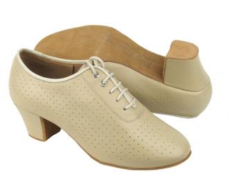 dansschoenen beige leder  